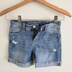 Gap Kids Denim Blue Rolled Hem Jean Shorts